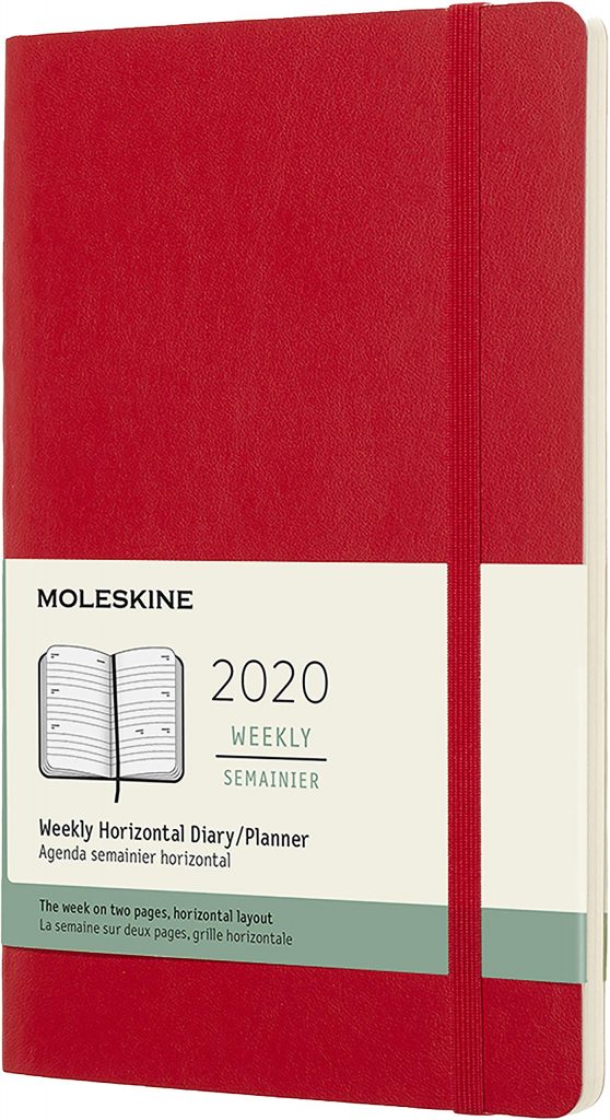 Moleskine Classic 2020 Weekly Planner (Soft Cover, Large, Horizo