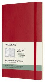 Moleskine Classic 2020 Weekly Planner (Soft Cover, Large, Scarlet Red)
