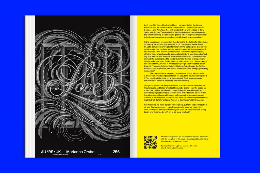 Slanted, Issue 34: Europe