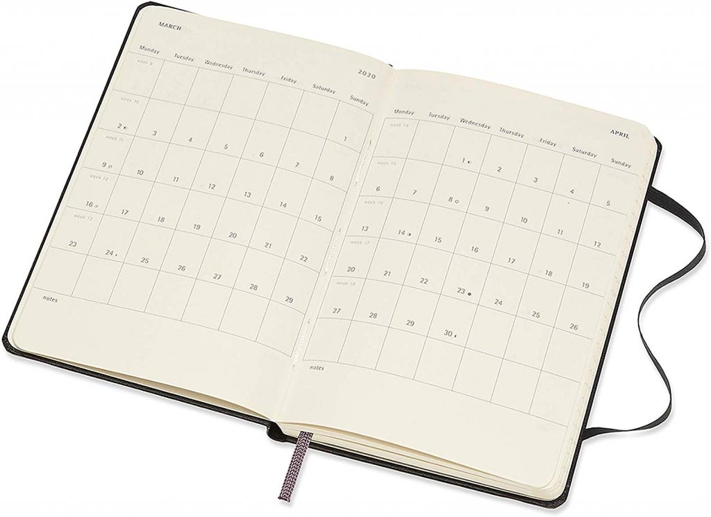 Moleskine Classic 2020 Weekly Planner (Horizontal, Hard Cover, P