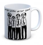 David Shrigley Boxed Mug - After Work We Get Drunk