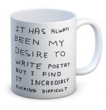 David Shrigley Boxed Mug - Write Poetry