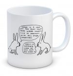 David Shrigley Boxed Mug - Live In Harmony