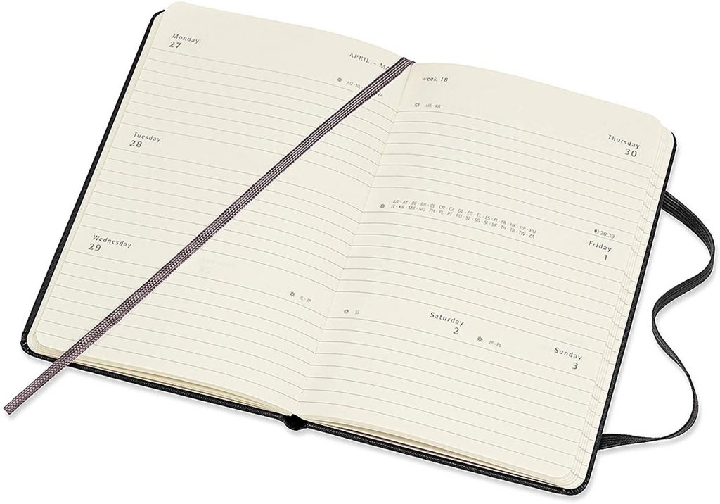 Moleskine Classic 2020 Weekly Planner (Horizontal, Hard Cover, P