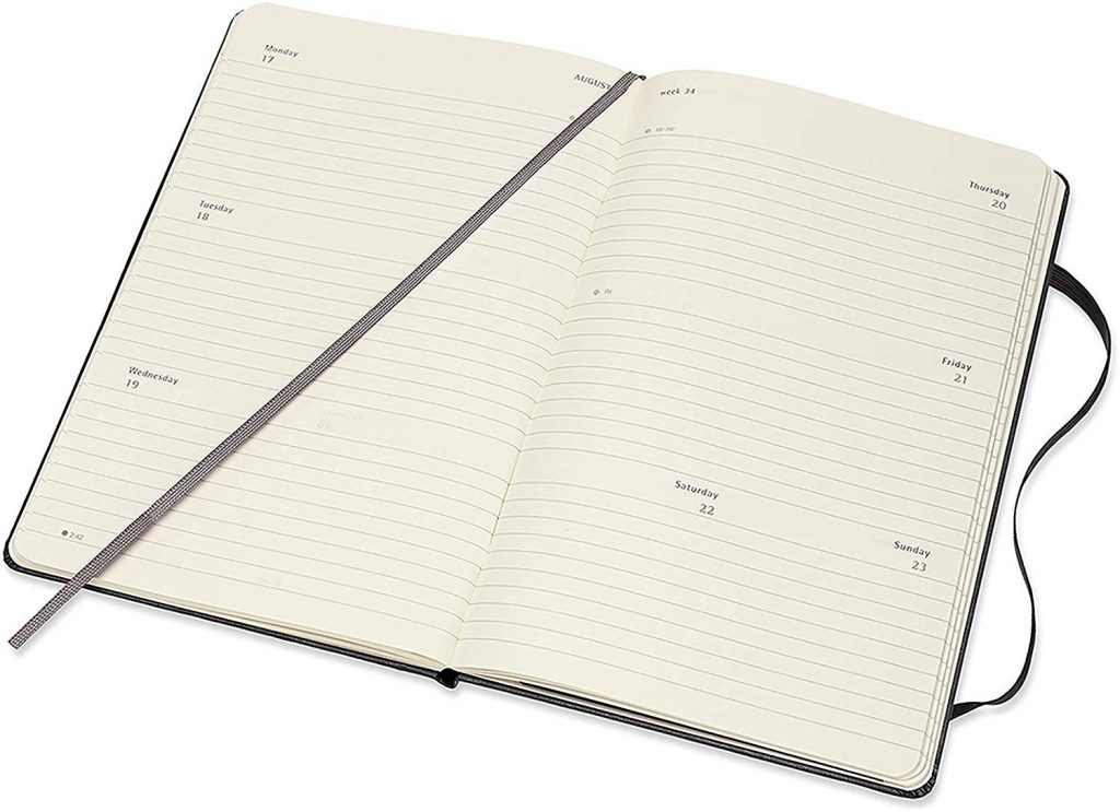 Moleskine Classic 2020 Weekly Planner (Horizontal, Hard Cover, L