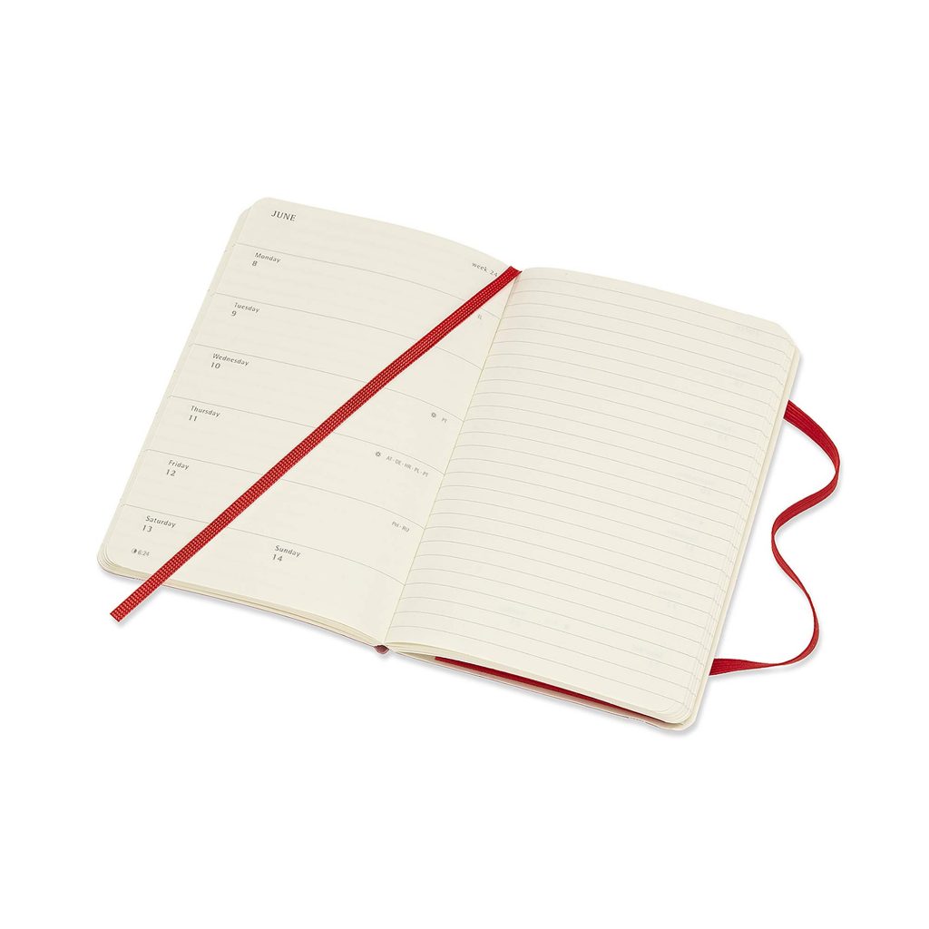 Moleskine Classic 2020 Weekly Planner (Soft Cover, Pocket, Scarl