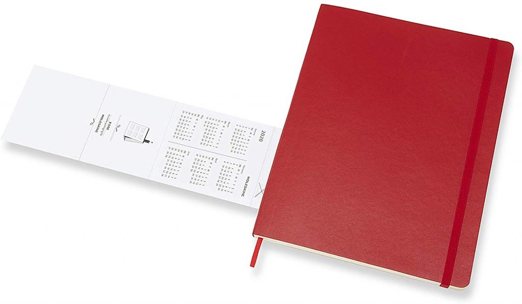 Moleskine Classic 2020 Weekly Planner (Soft Cover, XL, Scarlet R