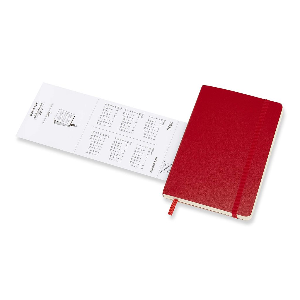 Moleskine Classic 2020 Weekly Planner (Soft Cover, Pocket, Scarl