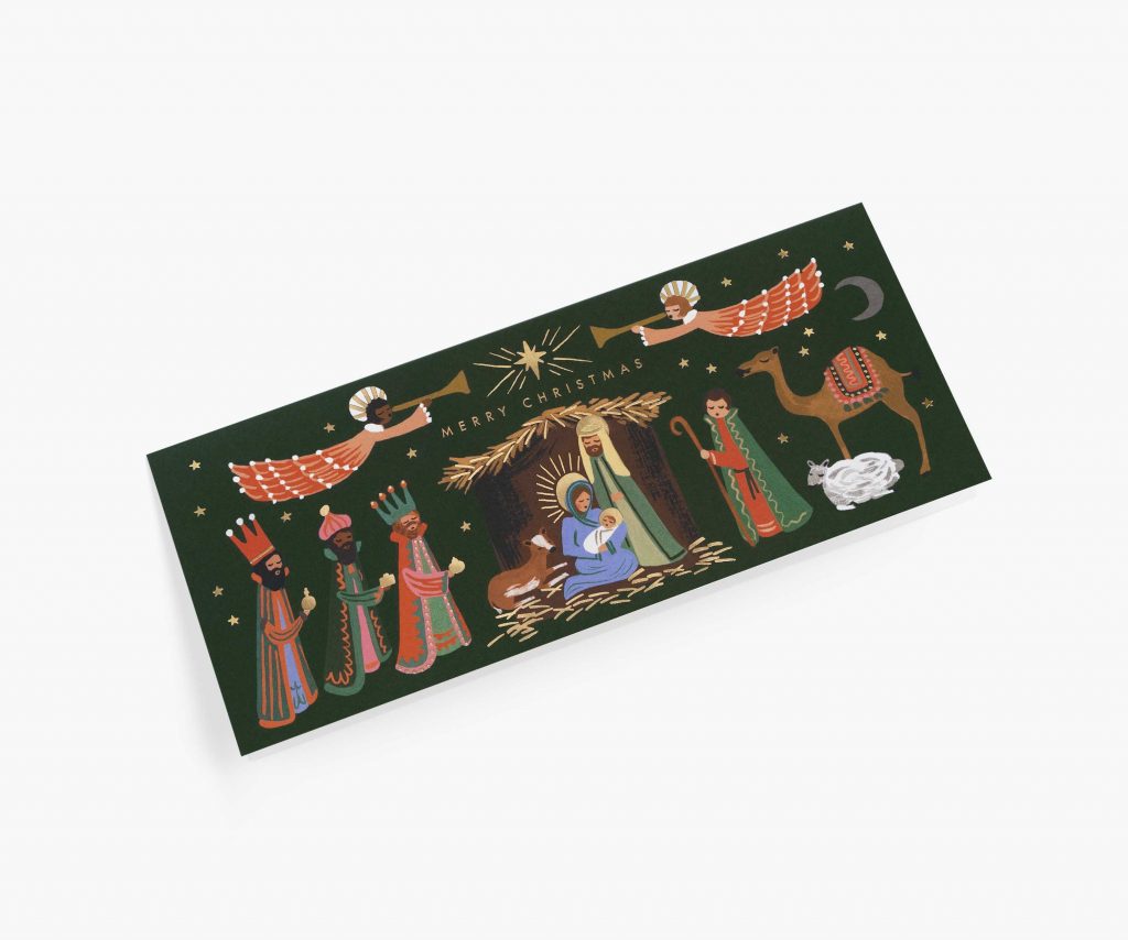 Rifle Paper Co.  – Holiday Nativity (Card + Envelope)
