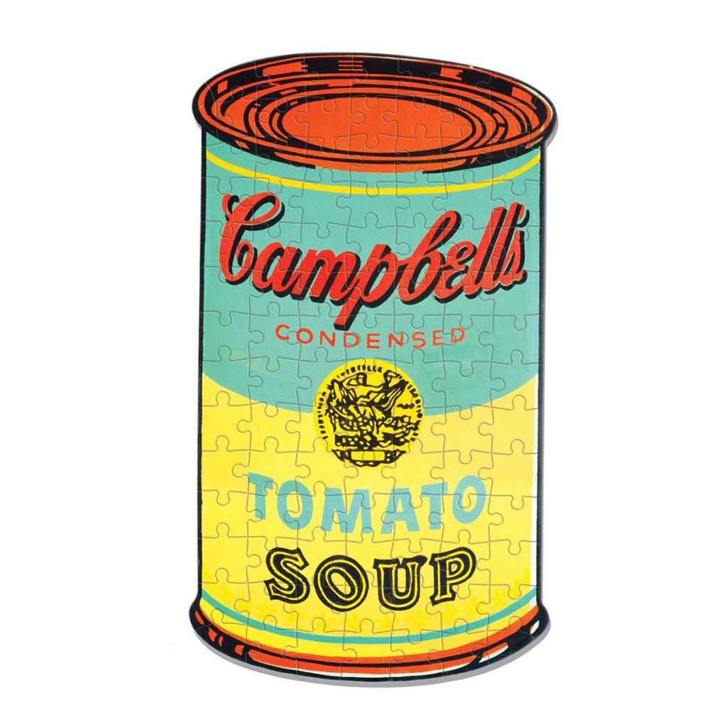 Andy Warhol: Mini Shaped Puzzle (Campbell’s Soup)