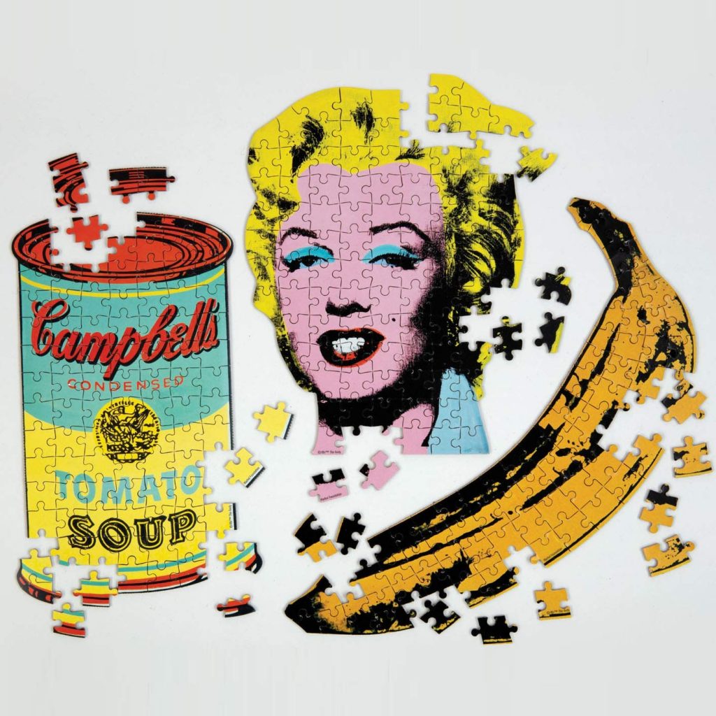 Andy Warhol: Mini Shaped Puzzle (Campbell’s Soup)