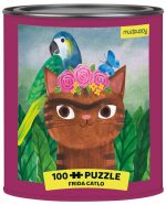 Frida Catlo Artsy Cats Puzzle Tin