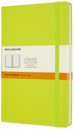 Moleskine - Ruled Notebook, Hard Cover, Large, Lemon Green