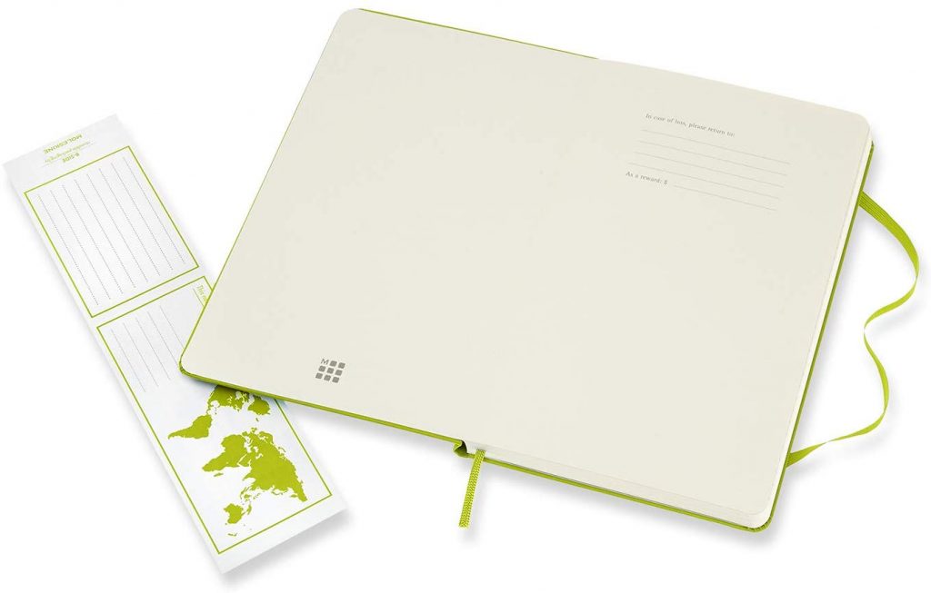 Moleskine – Ruled Notebook, Soft Cover, Extra Large, Lemon Green