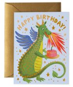 Rifle Paper Co. - Birthday Dragon (Card + Envelope)