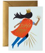 Rifle Paper Co. - Super Mom Blue (Card + Envelope)