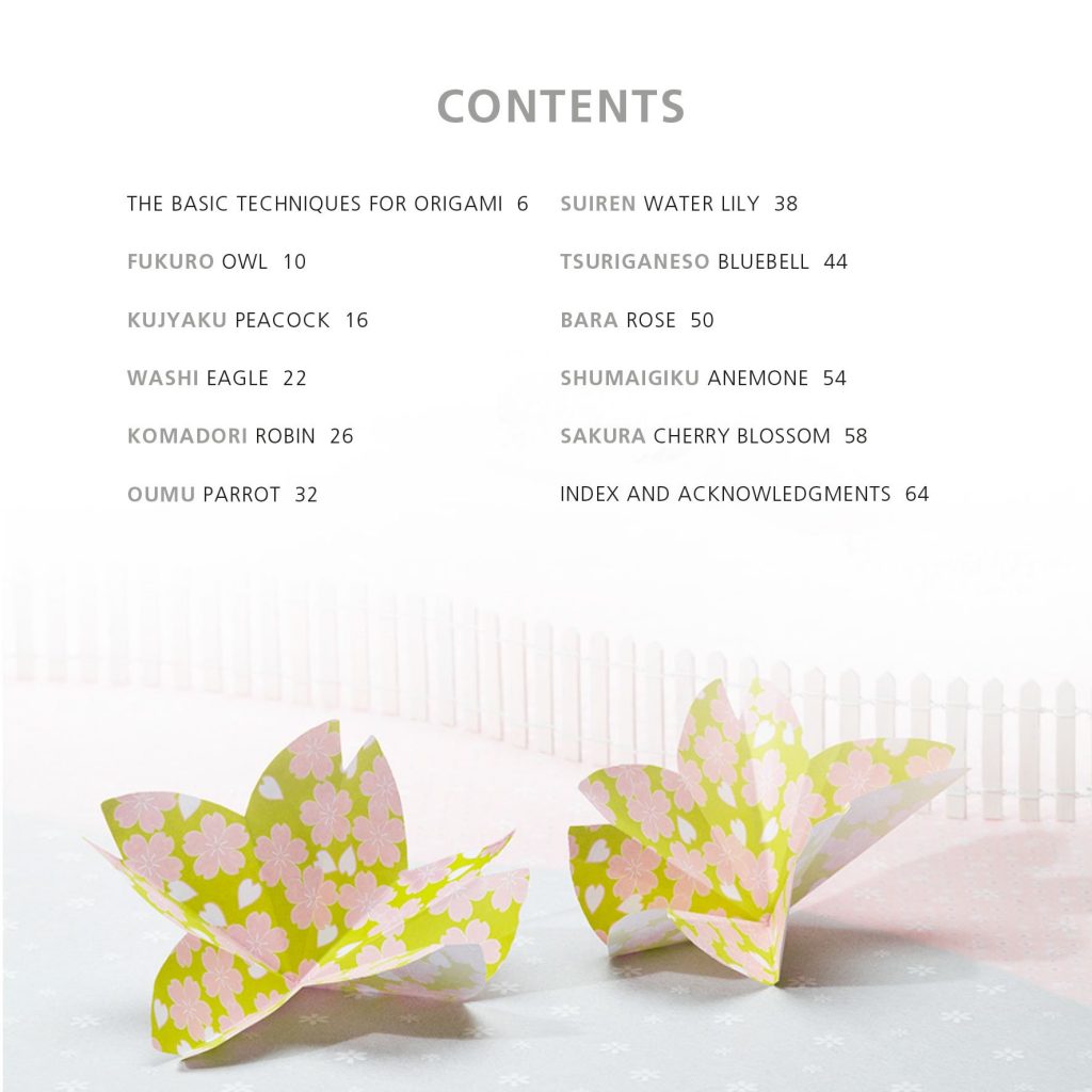 Origami Flowers and Birds